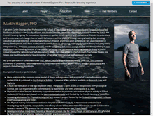 Tablet Screenshot of martinhagger.com